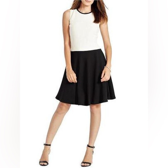 Ralph Lauren Dresses & Skirts - Like new royal Dress cream/ black Ralph Lauren, size 6